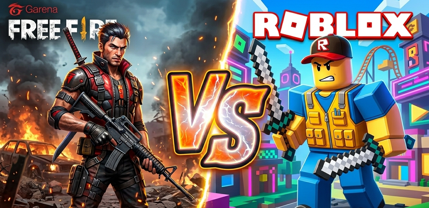 Comparativa entre Free Fire y los shooters de Roblox en 2026