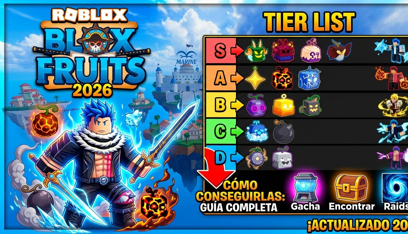 Personaje de Blox Fruits en Roblox usando la fruta Dragon en el tercer mar en 2026